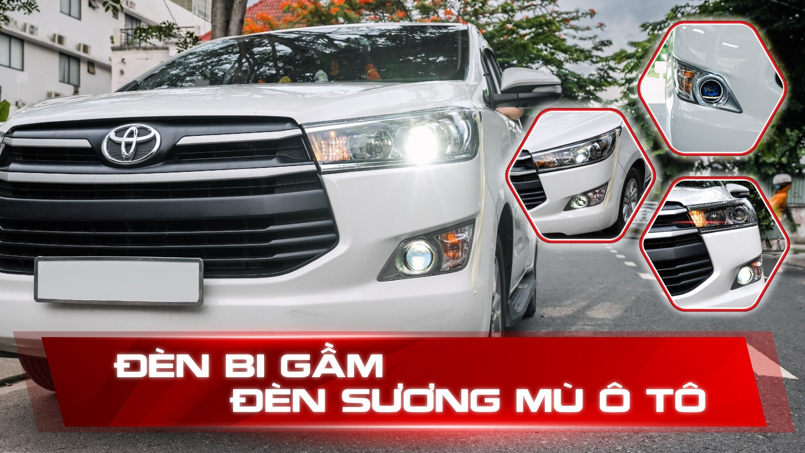 ĐÈN SƯƠNG MÙ Ô TÔ | ĐỘ ĐÈN BI GẦM CHUYÊN NGHIỆP
