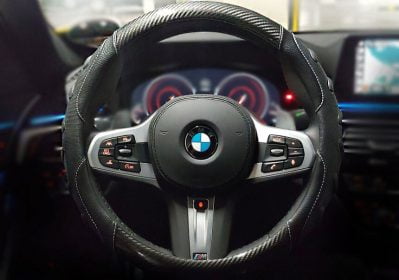 Vô lăng Hàn Quốc Mastergrip đen/ đỏ