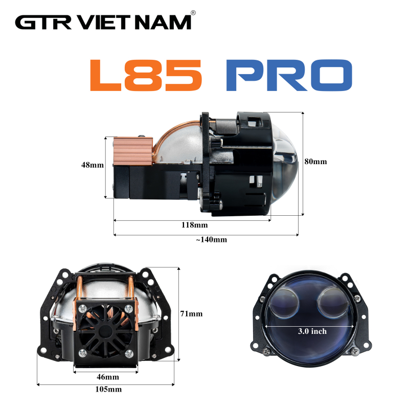  BI LED HENVVEI L85 PRO